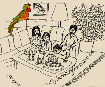 Bajeczki Danusi- Papuga